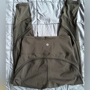 Black lululemon leggings. Size 4